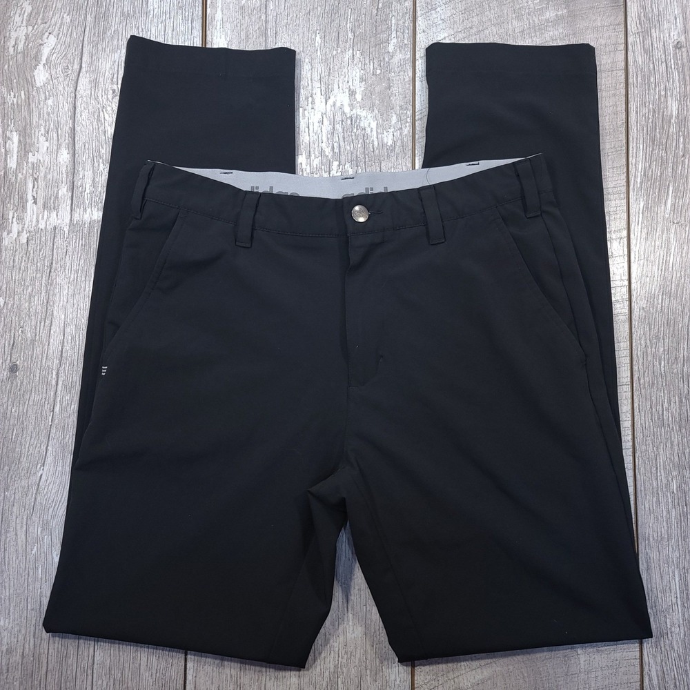 Adidas Golf Pants Mens 30x31 Black Ultimate365 Performance Stretch Chino - Picture 3 of 9